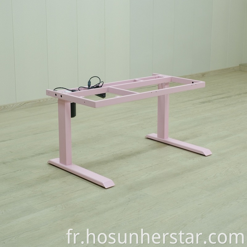 Electric colorful lifting table frame